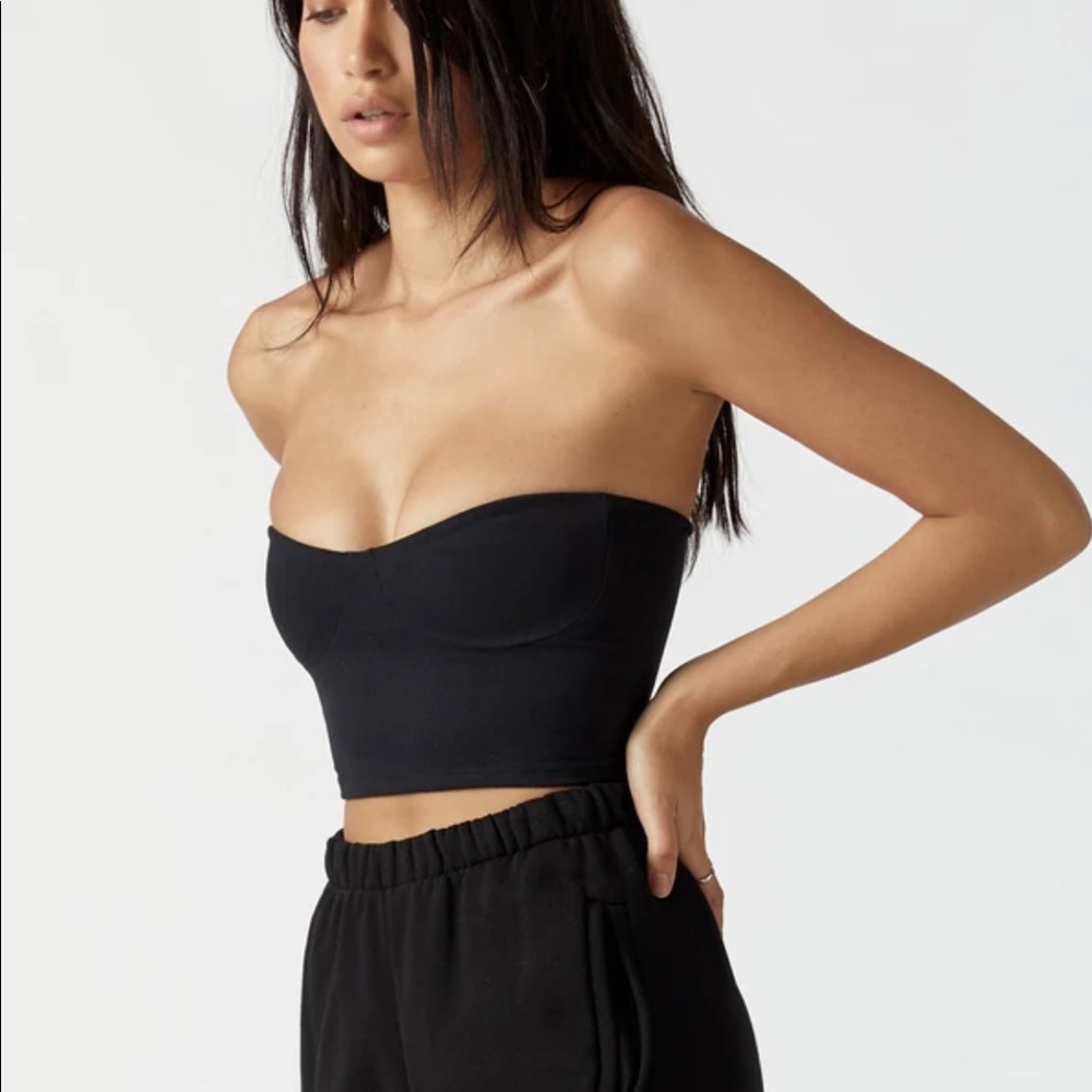 Joah Brown Bustier Tube Top